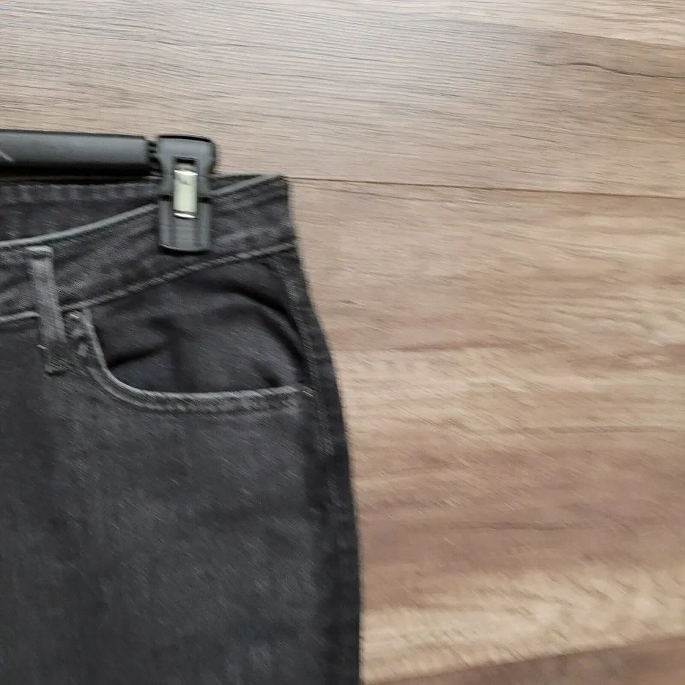 Levi's 721 High‎ Rise Skinny Ankle Jeans Size 31 Womens Black Charcoal Wash